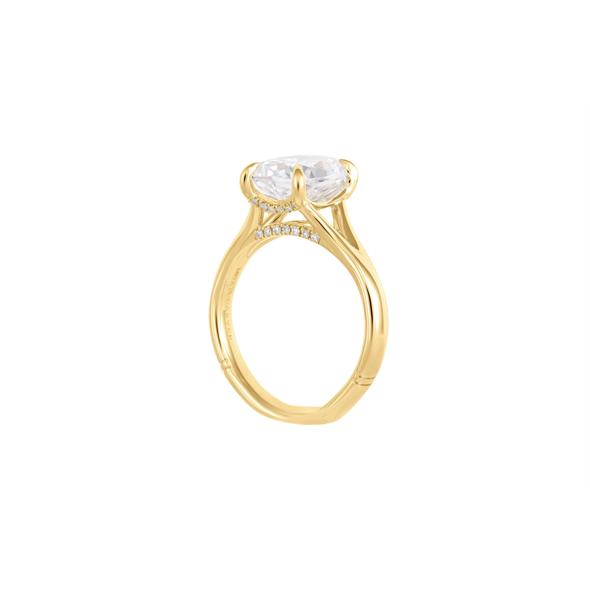 Noam Carver  Engagement Rings in Yellow Gold containing Diamond A169-05YM-FCYA-3.0CT