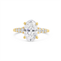 Fana Engagement Rings in Yellow Gold containing Diamond S4454-14KYG-6H