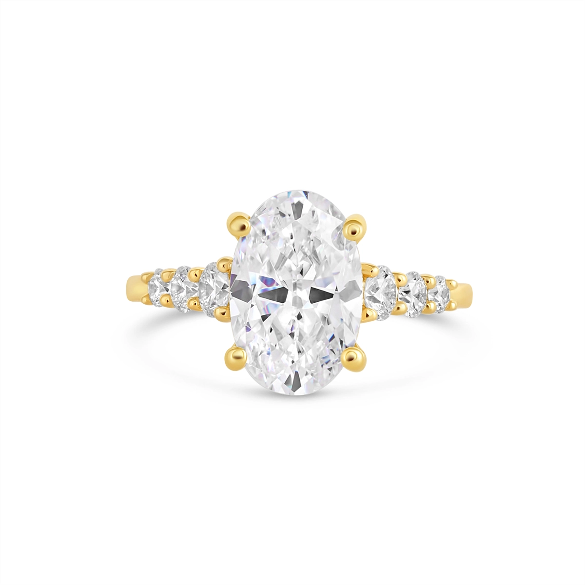 Fana Engagement Rings in Yellow Gold containing Diamond S4454-14KYG-6H