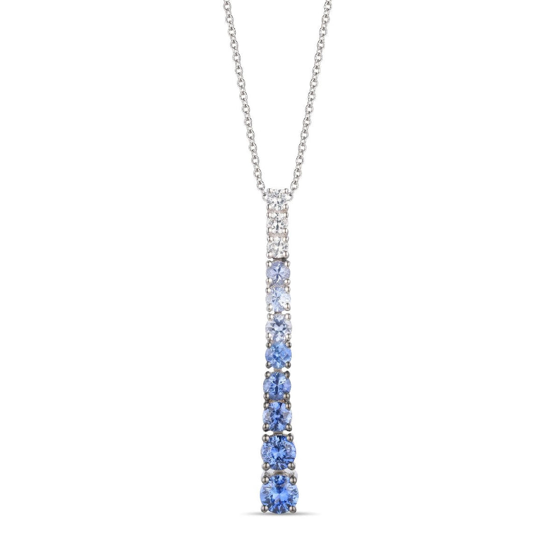 Le Vian Necklaces in White Gold containing Other, Multi-gemstone, Sapphire TTUP1