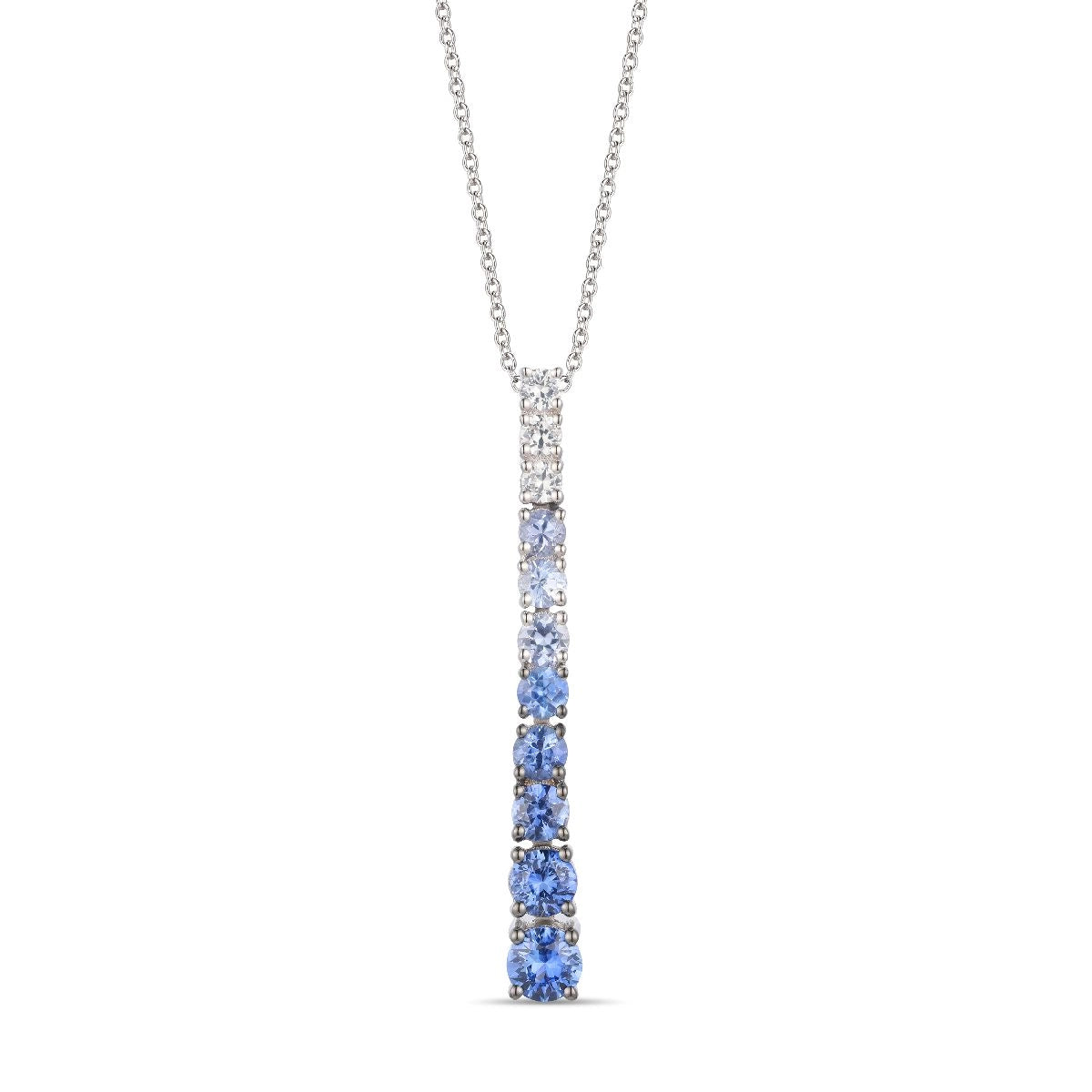 Le Vian Necklaces in White Gold containing Other, Multi-gemstone, Sapphire TTUP1