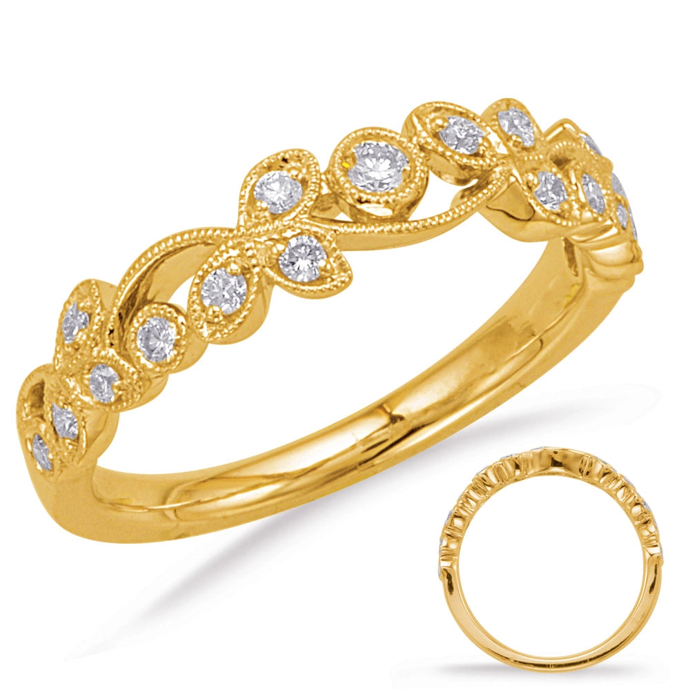 Wedding Bands Rings in Yellow Gold containing Diamond 461352