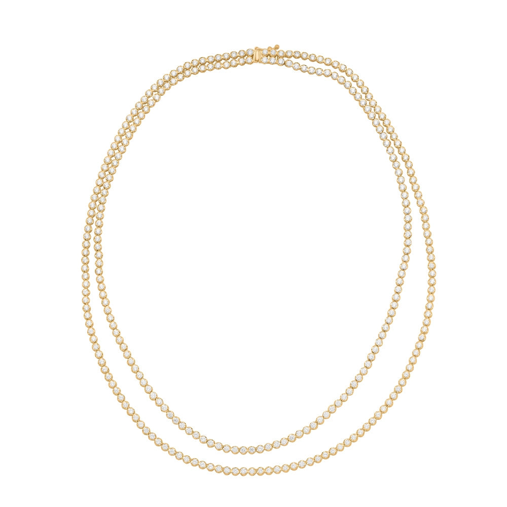 Necklaces Necklaces in Yellow Gold containing Diamond 461353