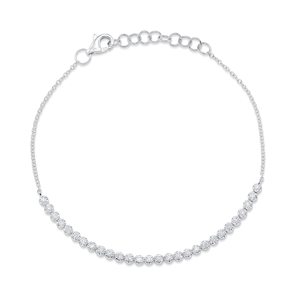 Bracelets Bracelets in White Gold containing Diamond 461358