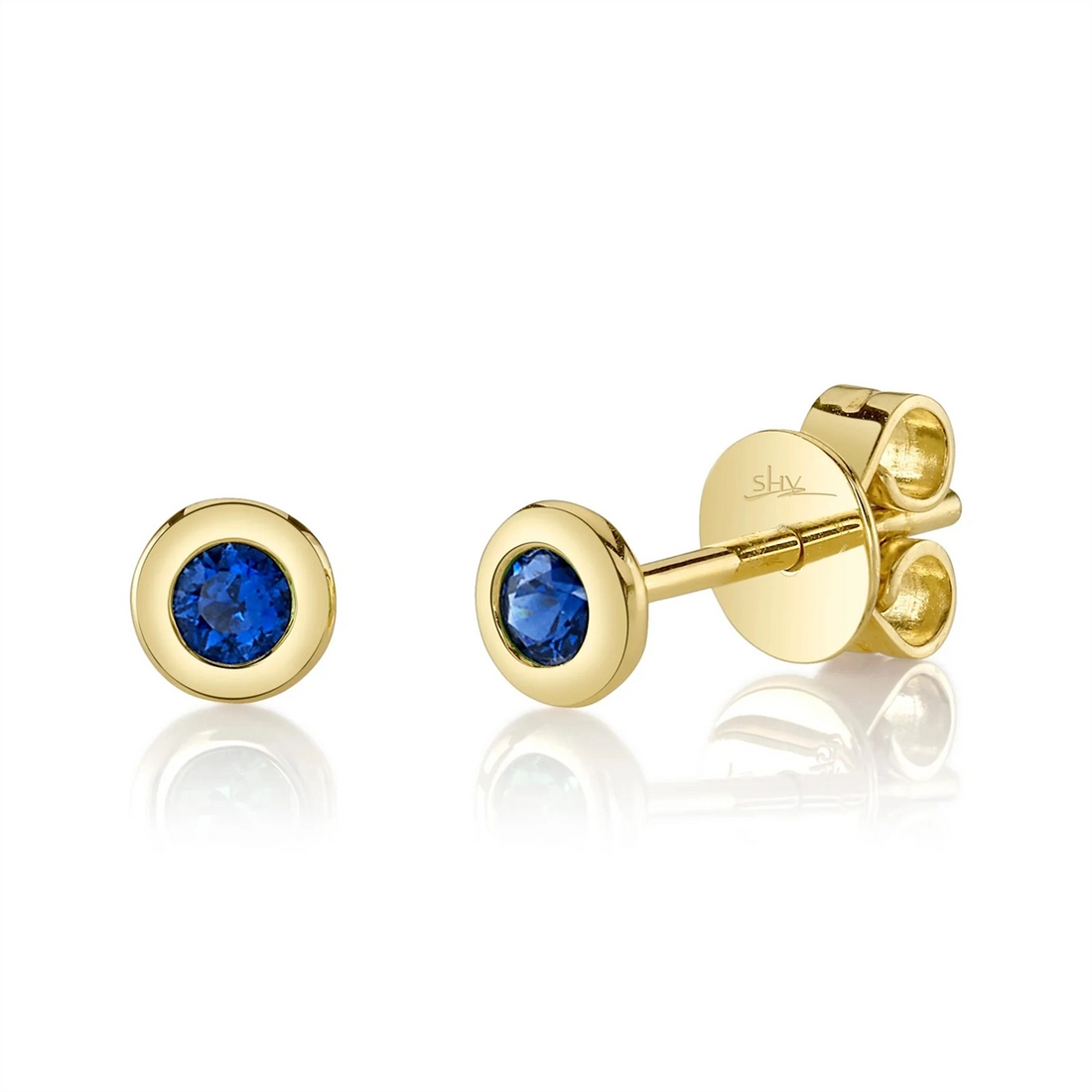 Earrings Earrings in Yellow Gold containing Sapphire 461364