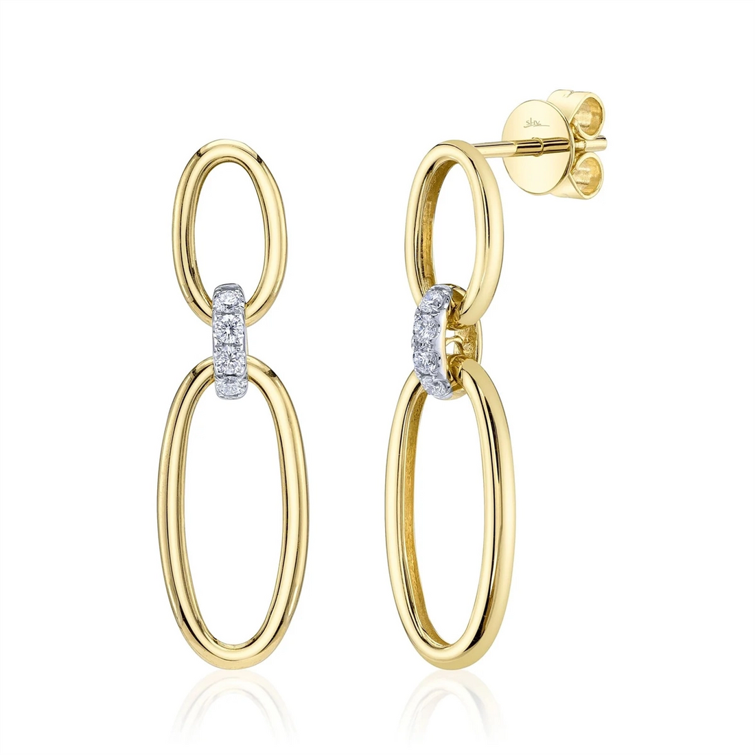 Earrings Earrings in Yellow Gold containing Diamond 461368