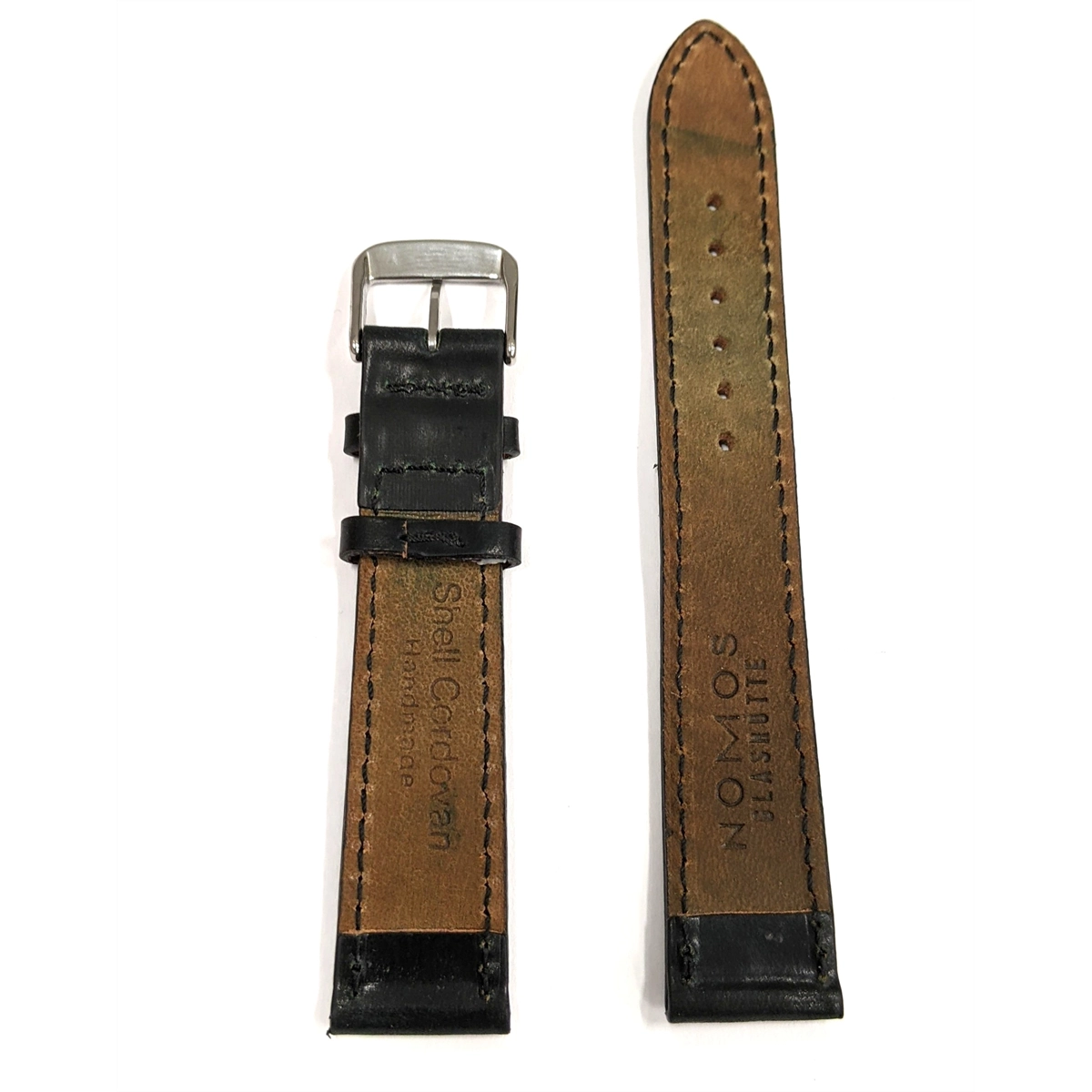Nomos watch Black Shell Cordovan 18mm