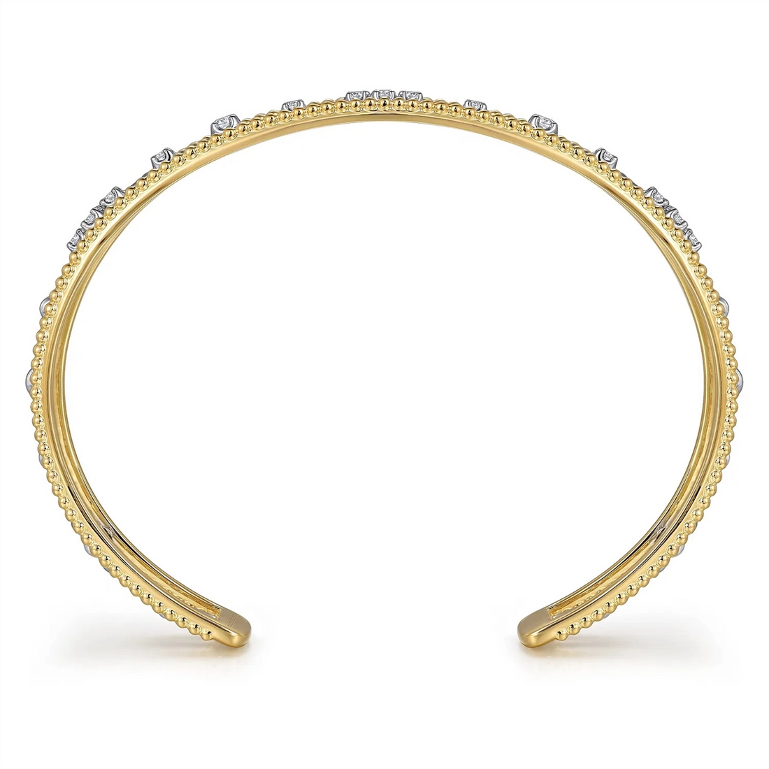 Gabriel & Co Bracelets in Mixed Metals containing Diamond BG4908-62M45JJ