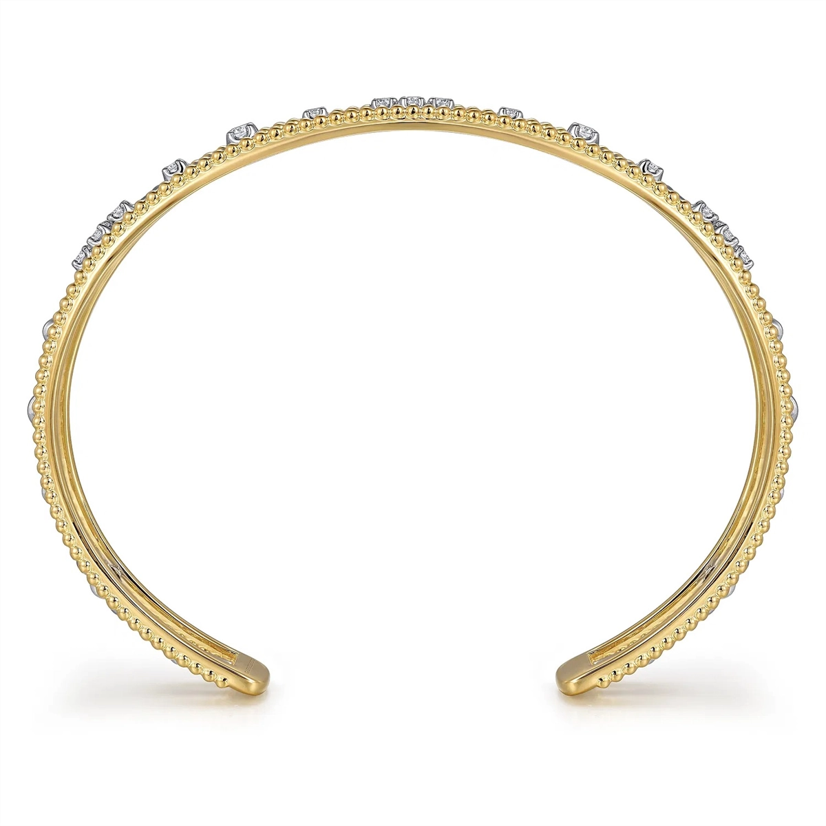 Gabriel & Co Bracelets in Mixed Metals containing Diamond BG4908-62M45JJ