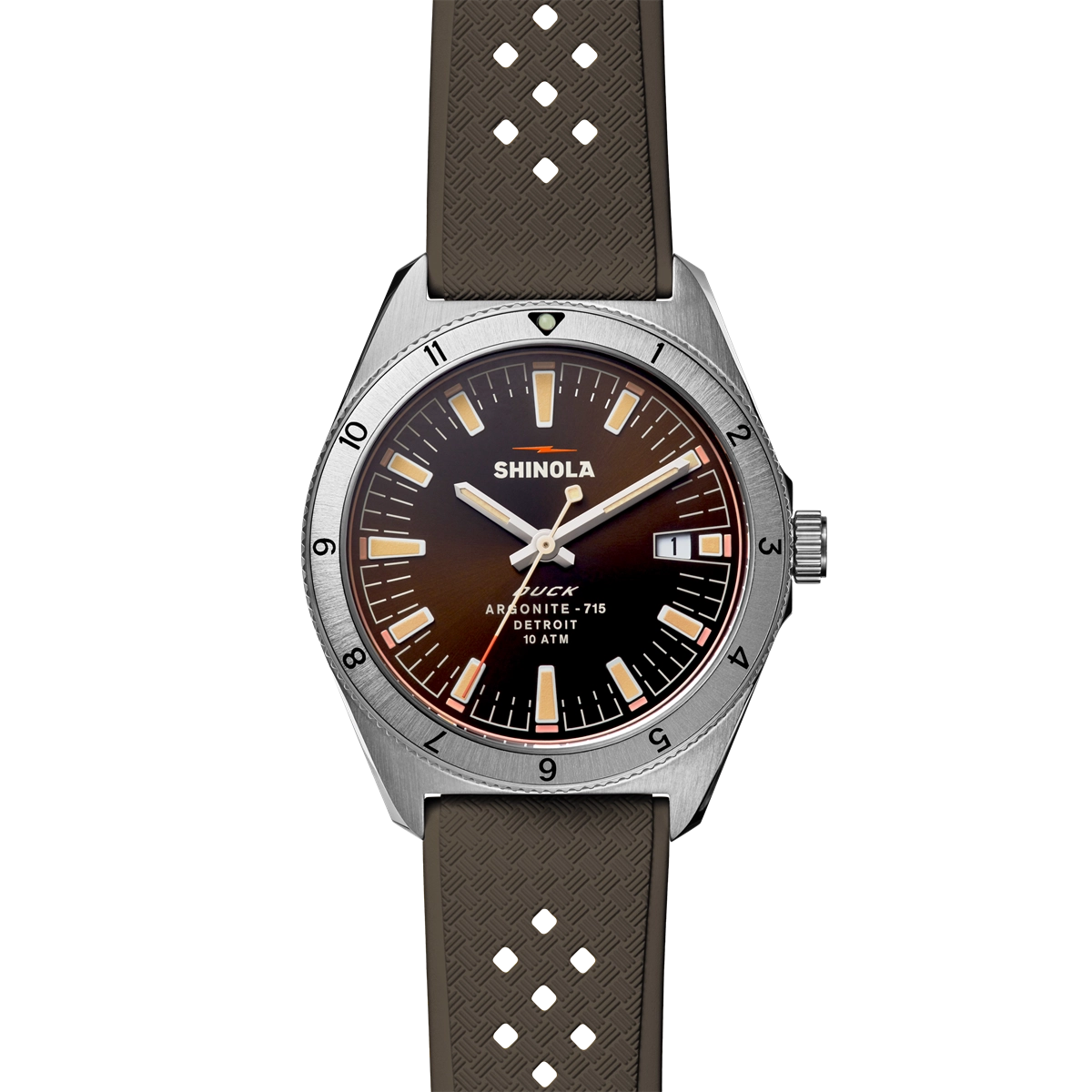 Shinola Duck 40mm Quartz Brown Dial – Meierotto Jewelers