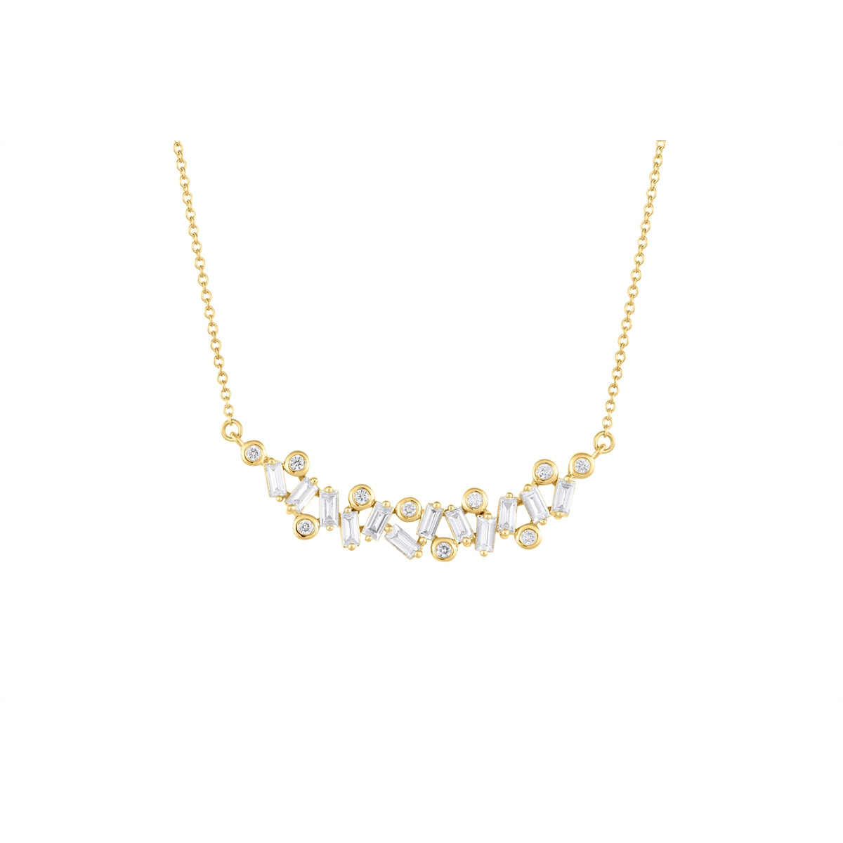 Necklaces Necklaces in Yellow Gold containing Diamond 461415