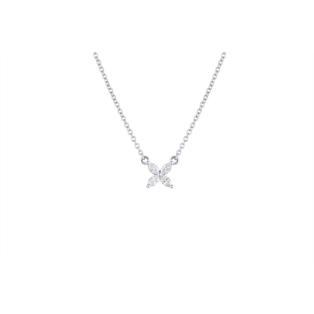 Necklaces Necklaces in White Gold containing Diamond 461416