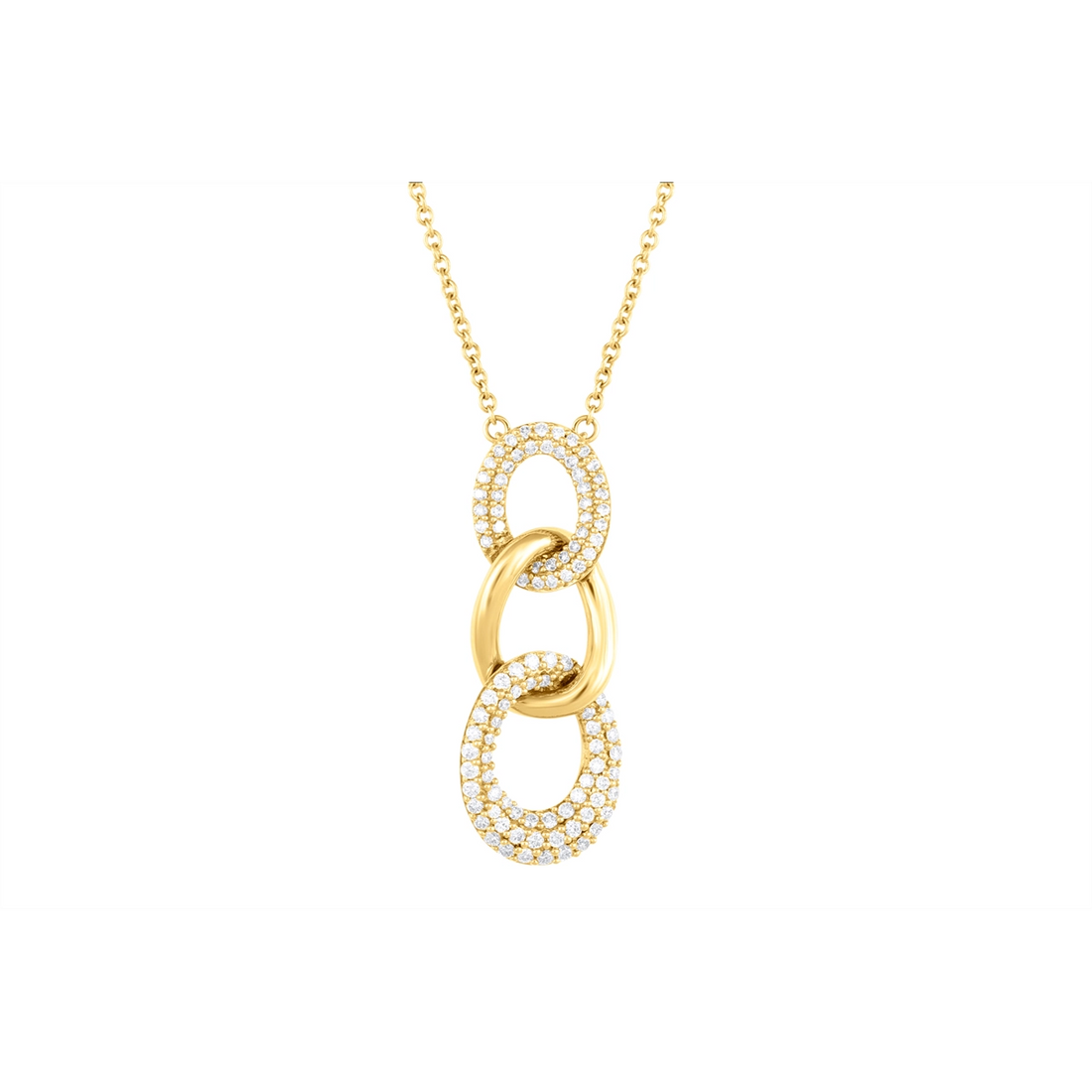 Necklaces Necklaces in Yellow Gold containing Diamond 461419