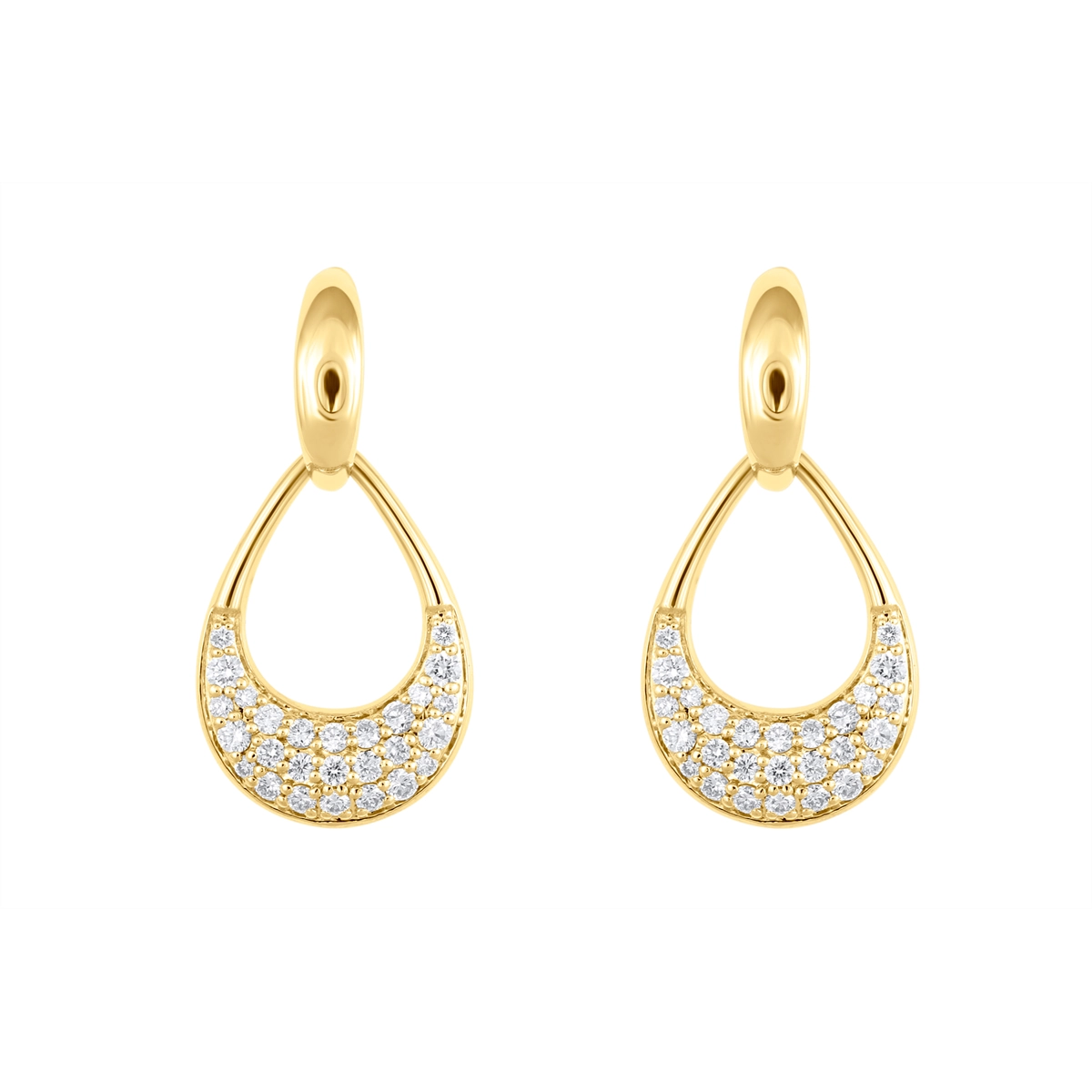 Earrings Earrings in Yellow Gold containing Diamond 461427