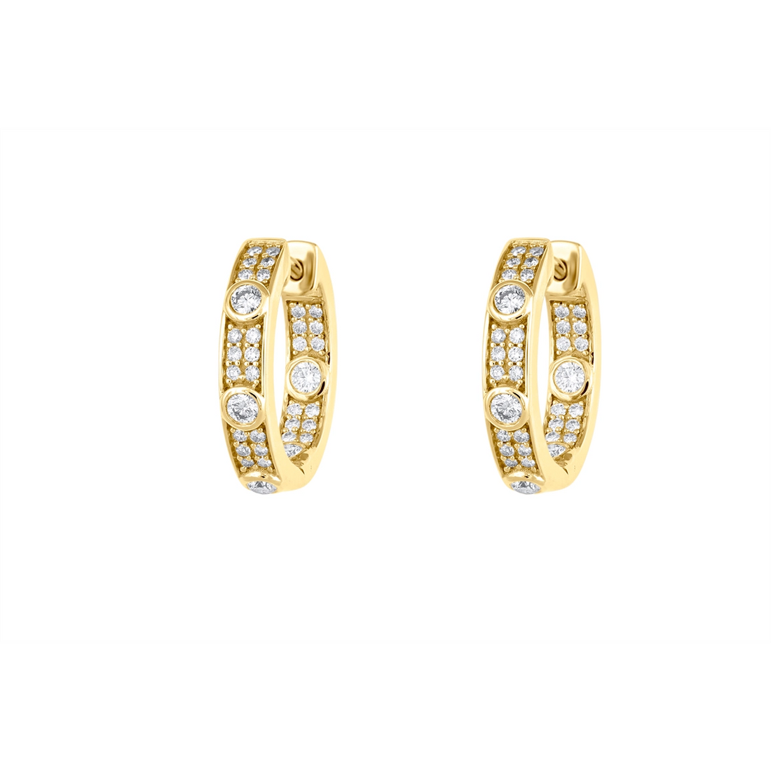 Earrings Earrings in Yellow Gold containing Diamond 461430