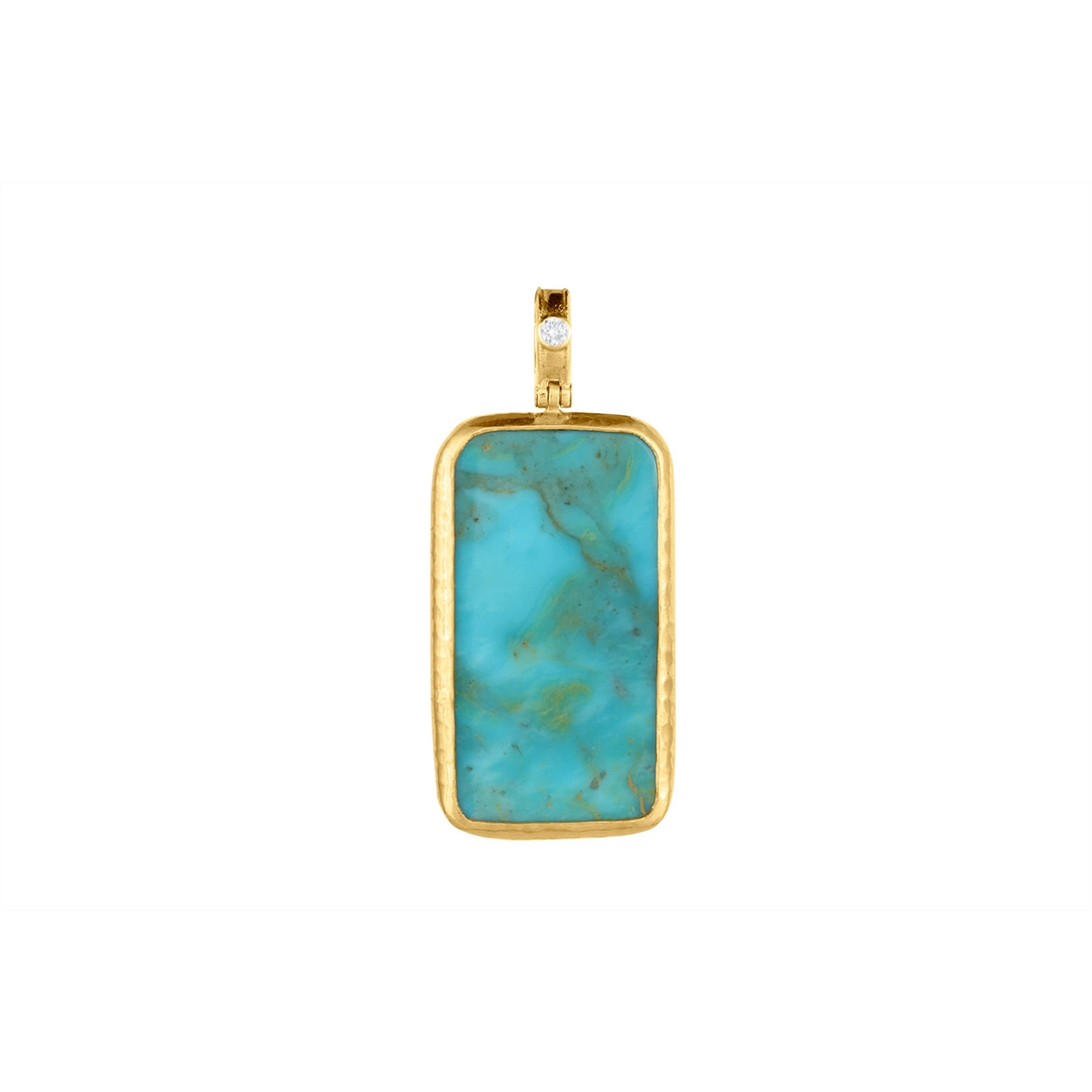 Gurhan Pendants in Yellow Gold containing Multi-gemstone, Diamond, Turquoise OKP-YG-TQR-11-01606