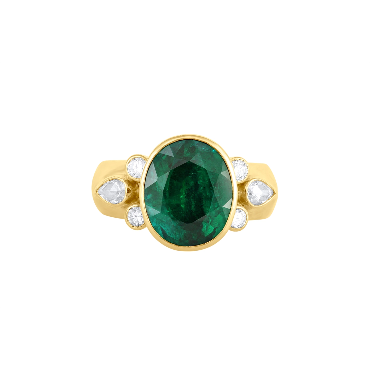 Gurhan Rings in Yellow Gold containing Multi-gemstone, Diamond, Emerald OKR-YG-EM-28384