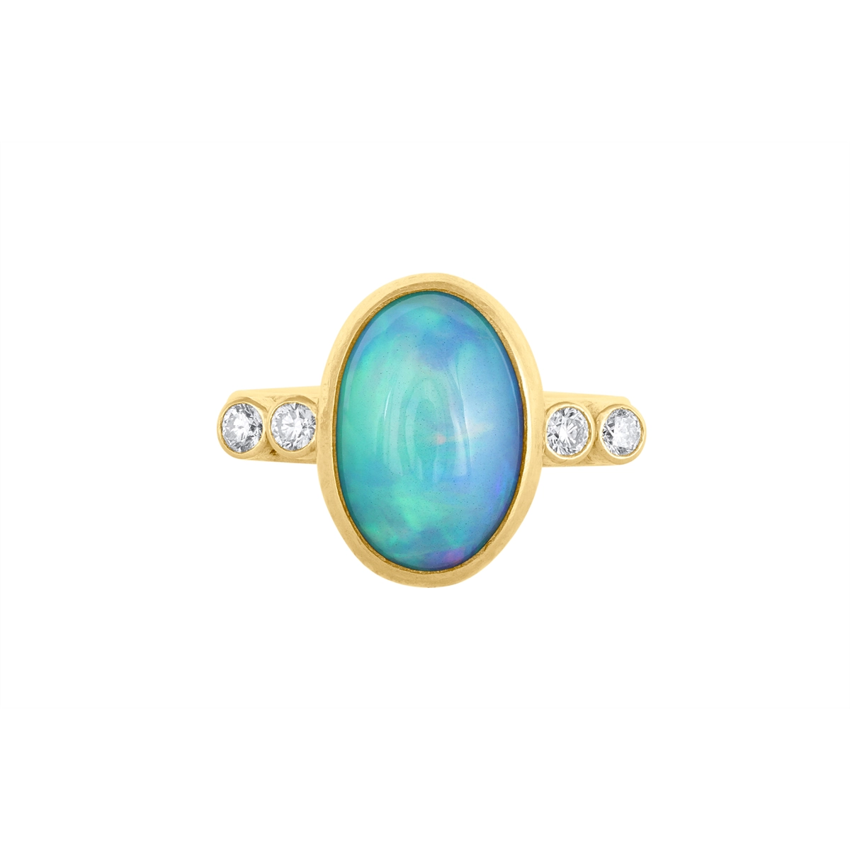 Gurhan Rings in Yellow Gold containing Opal, Multi-gemstone, Diamond OKR-YG-ETO-28634