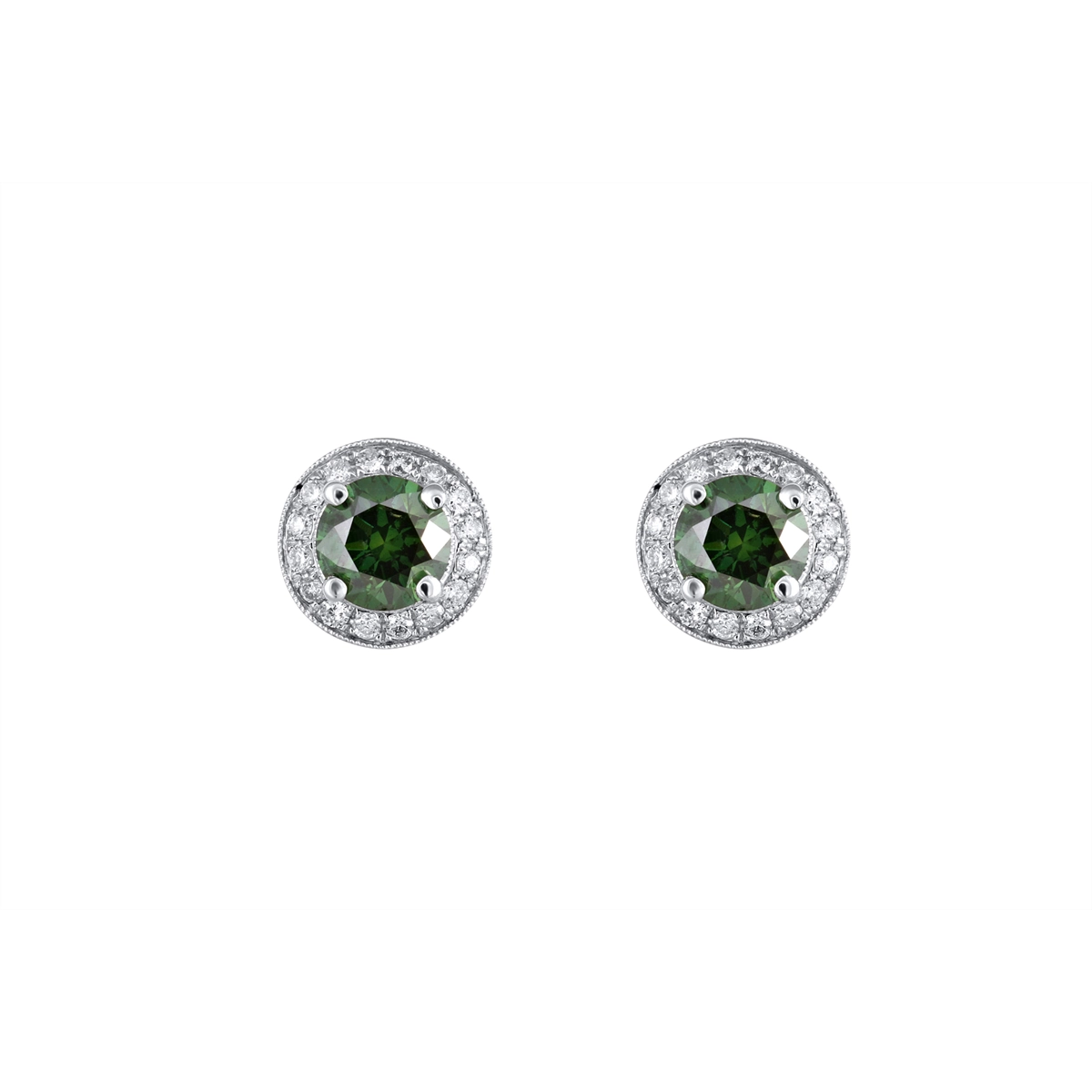 Earrings Earrings in White Gold containing Multi-gemstone, Diamond 461574