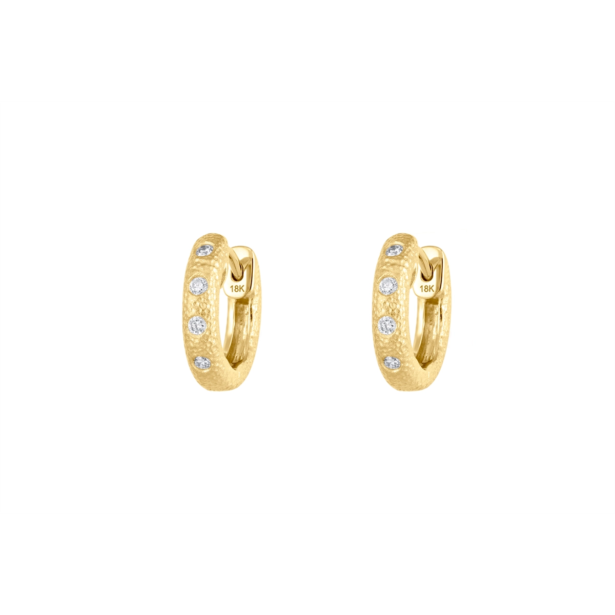 Earrings Earrings in Yellow Gold containing Diamond 461575