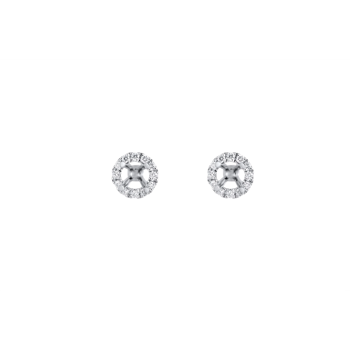 Earrings Earrings in White Gold containing Diamond 461576
