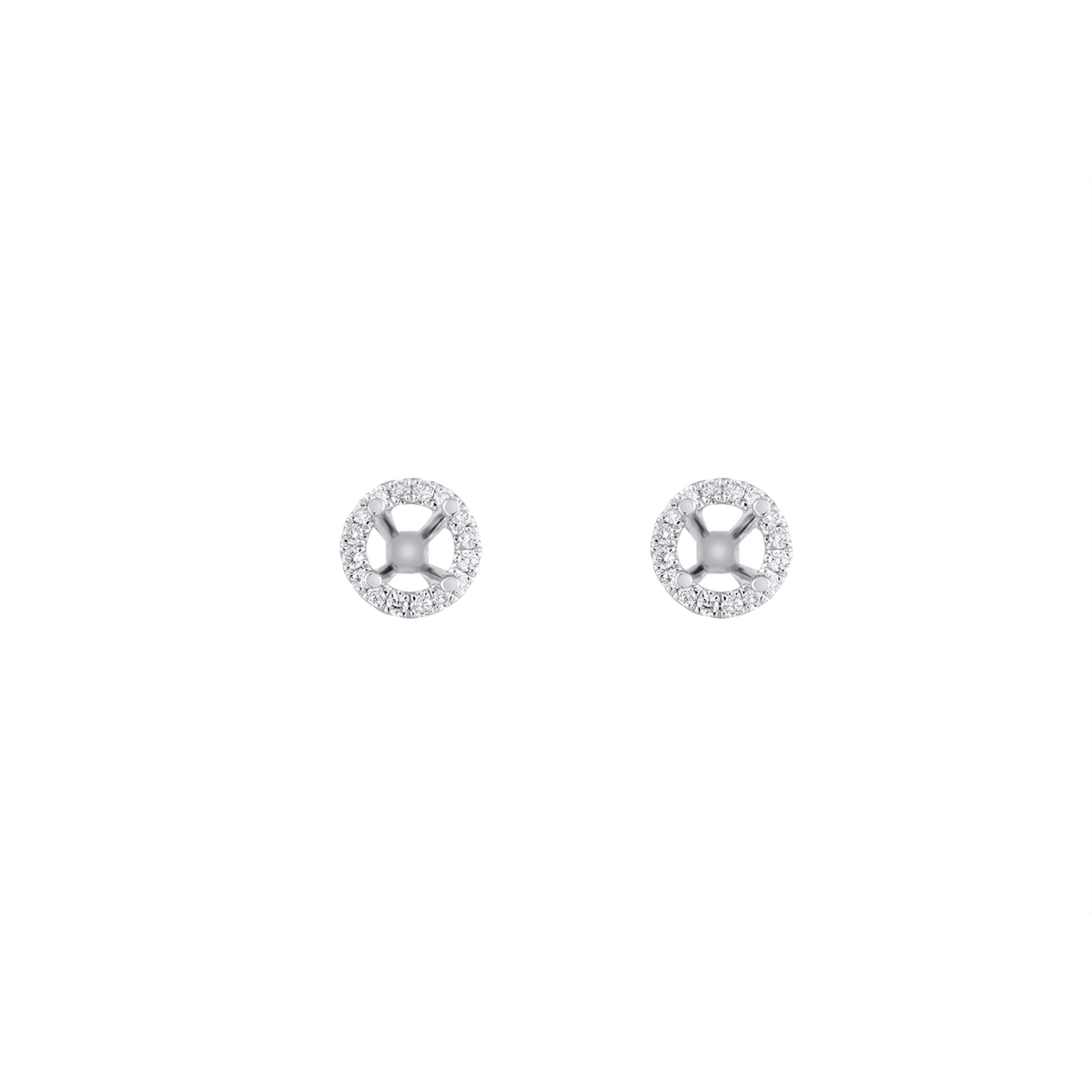 Earrings Earrings in White Gold containing Diamond 461577