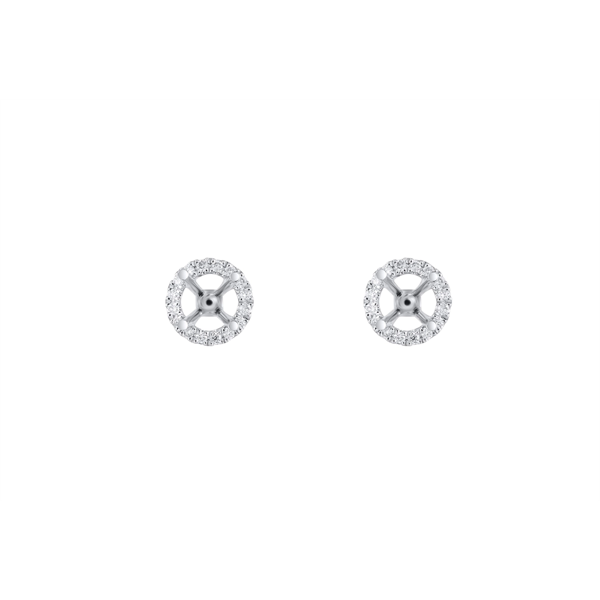 Earrings Earrings in White Gold containing Diamond 461579