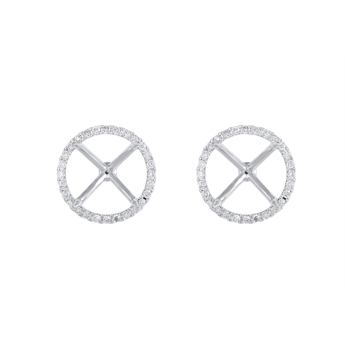 Earrings Earrings in White Gold containing Diamond 461581