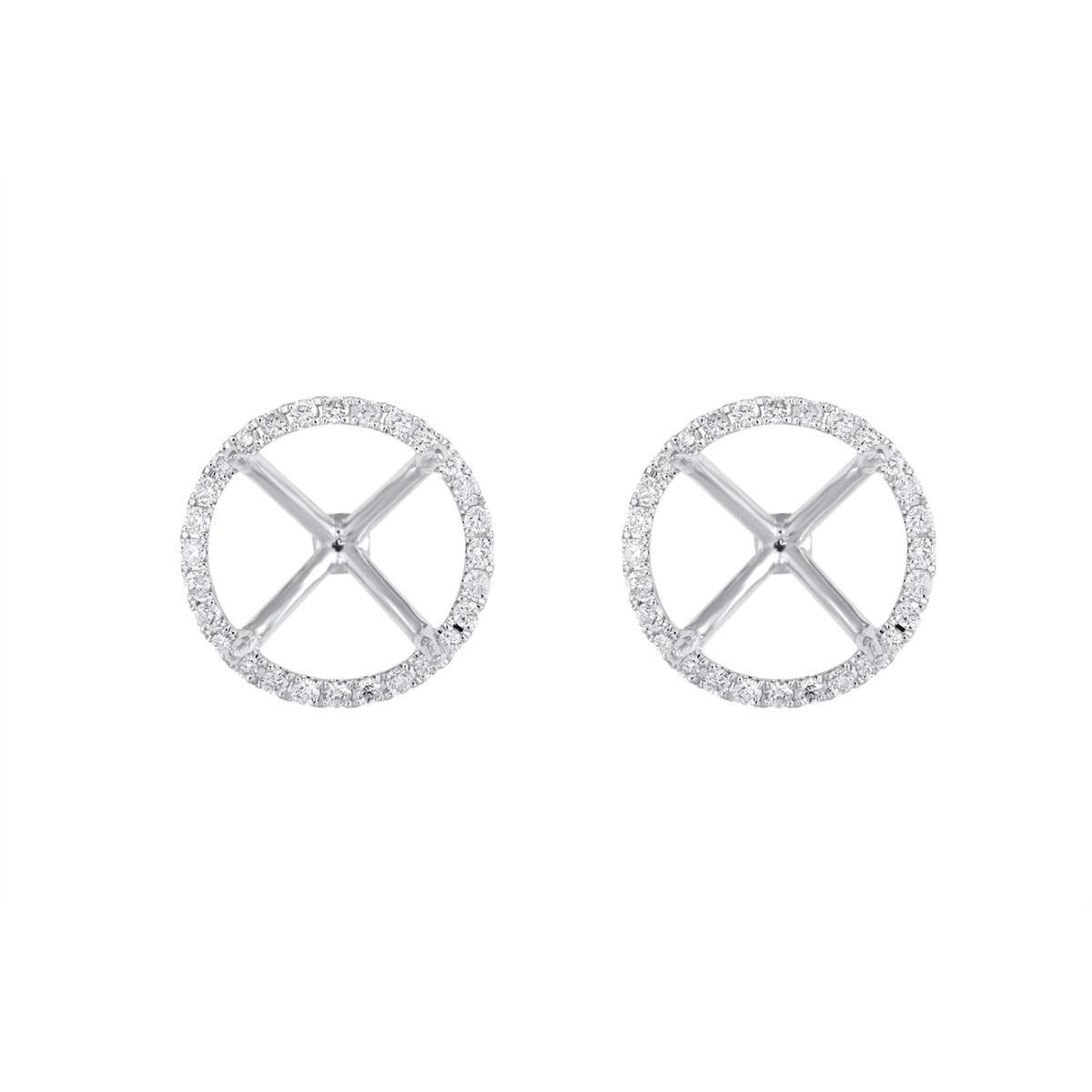 Earrings Earrings in White Gold containing Diamond 461581