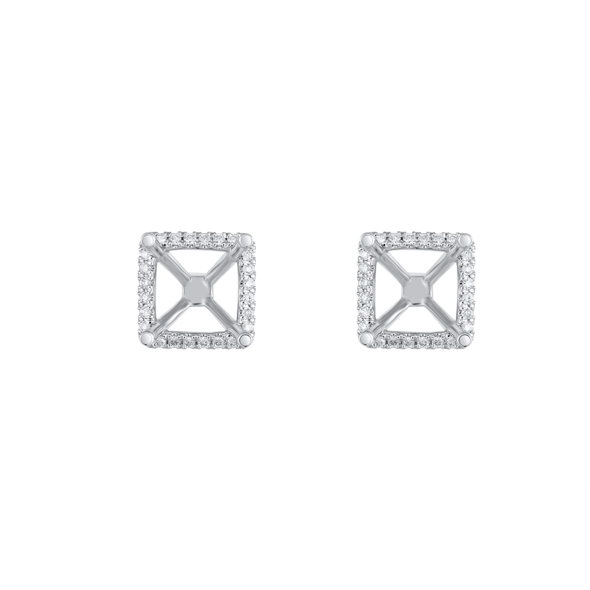 Earrings Earrings in White Gold containing Diamond 461582