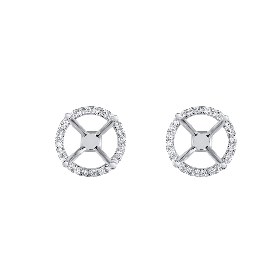 Earrings Earrings in White Gold containing Diamond 461583