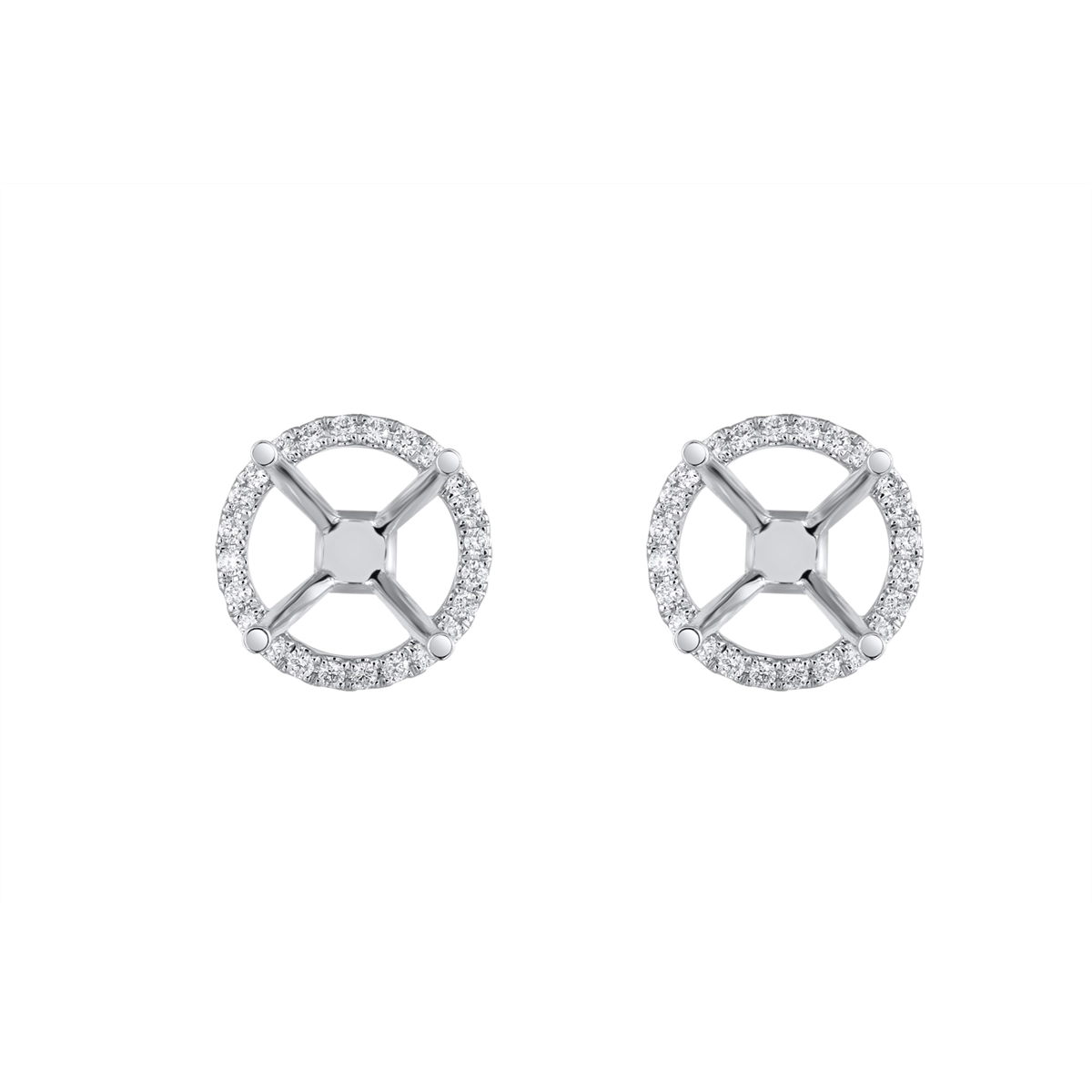 Earrings Earrings in White Gold containing Diamond 461583