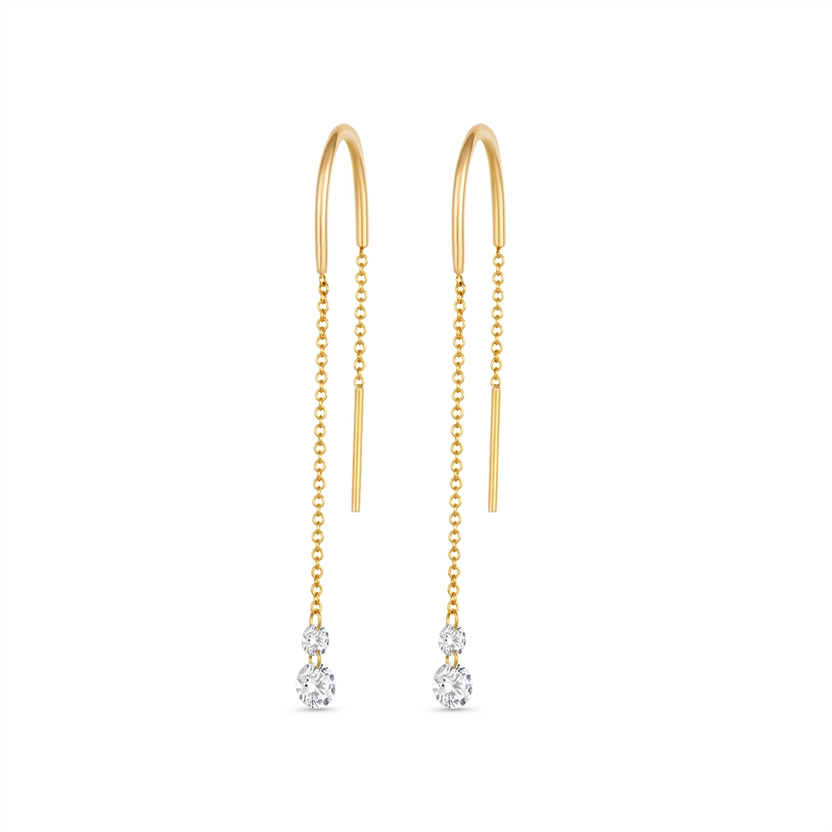 Earrings Earrings in Rose Gold containing Diamond 461584