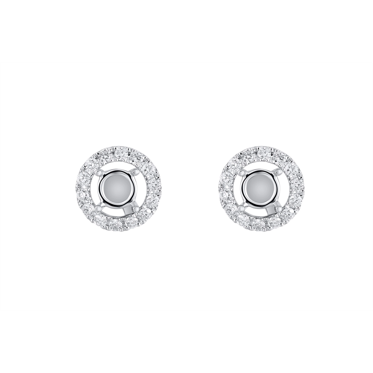 Earrings Earrings in White Gold containing Diamond 461585
