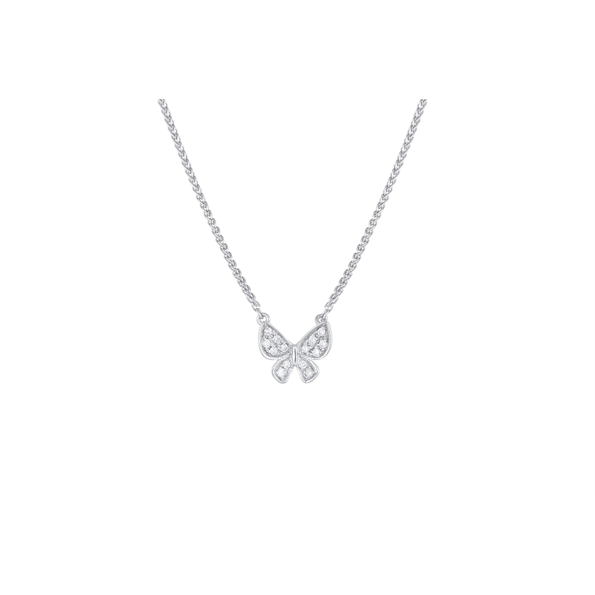 Necklaces Necklaces in White Gold containing Diamond 461608