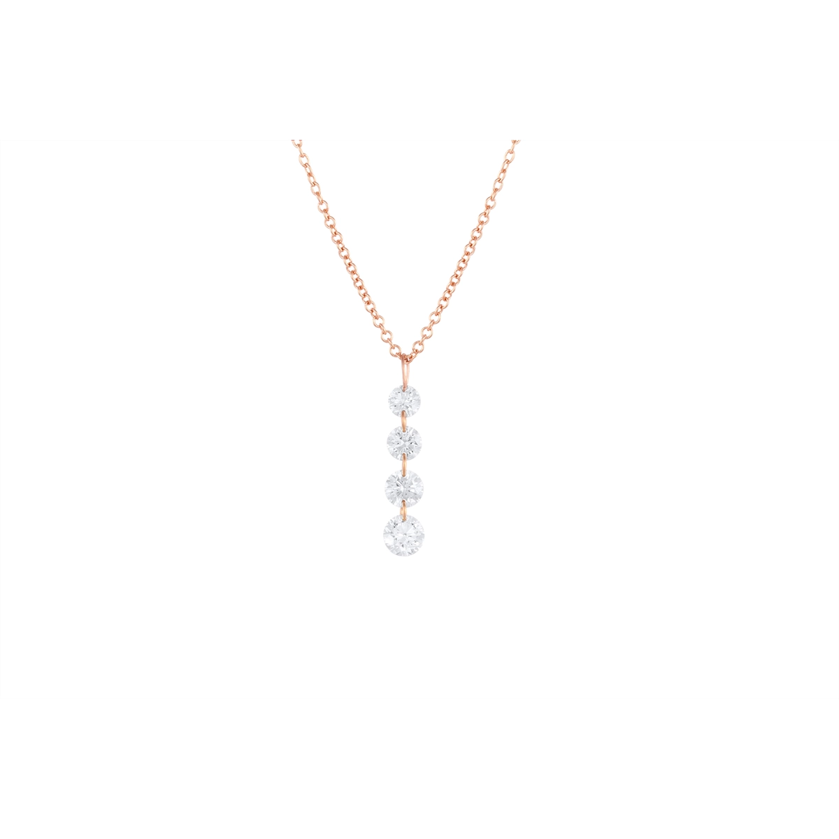 Necklaces Necklaces in Rose Gold containing Diamond 461611