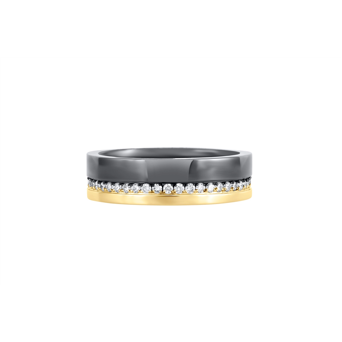 Mens Bands Wedding Rings in Rose Gold containing Diamond 461618