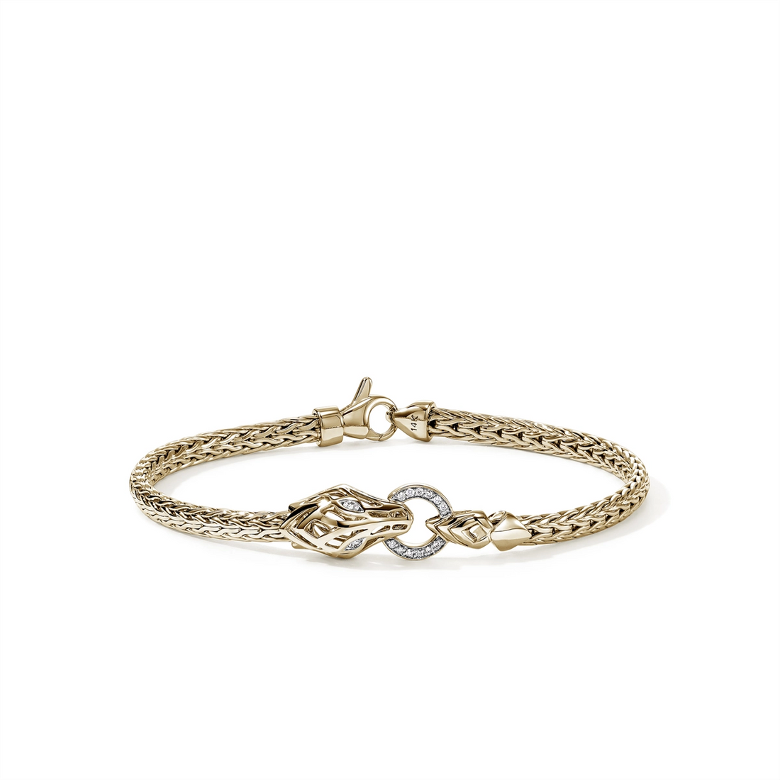 John Hardy Bracelets in Yellow Gold containing Diamond BUGGX603752DIXUM