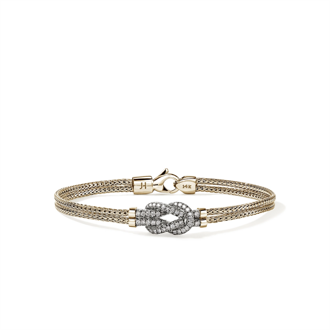 John Hardy Bracelets in Yellow Gold containing Diamond BUGGX9007762DIXUM