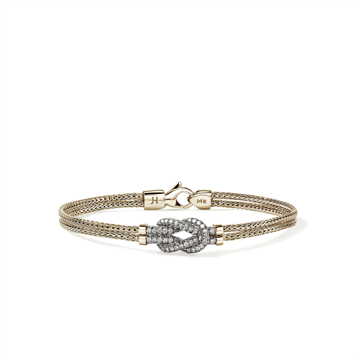 John Hardy Bracelets in Yellow Gold containing Diamond BUGGX9007762DIXUM
