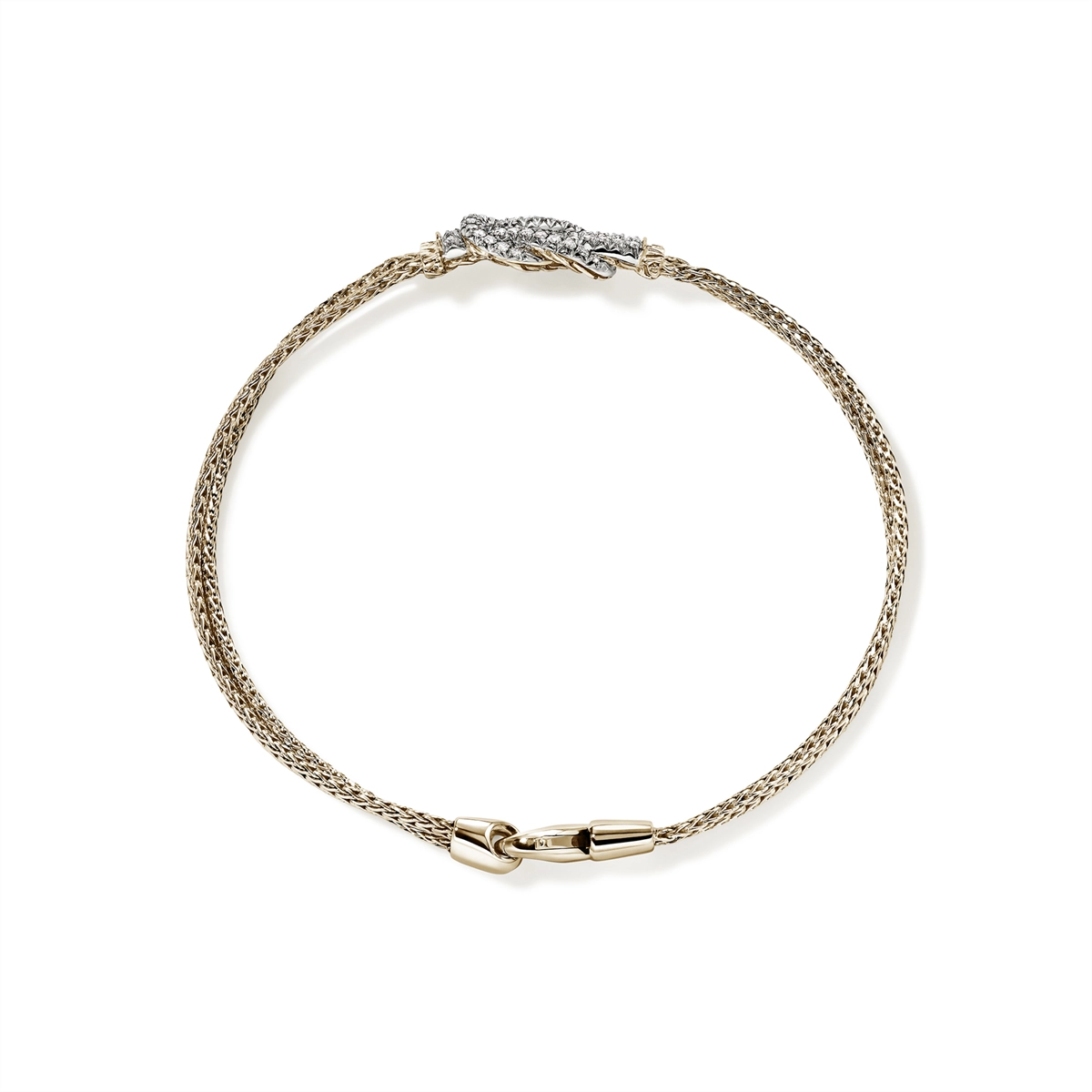 John Hardy Bracelets in Yellow Gold containing Diamond BUGGX9007762DIXUM