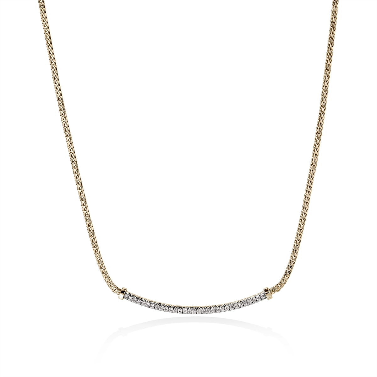 John Hardy Necklaces in Yellow Gold containing Diamond NGGX986972DIX16-18
