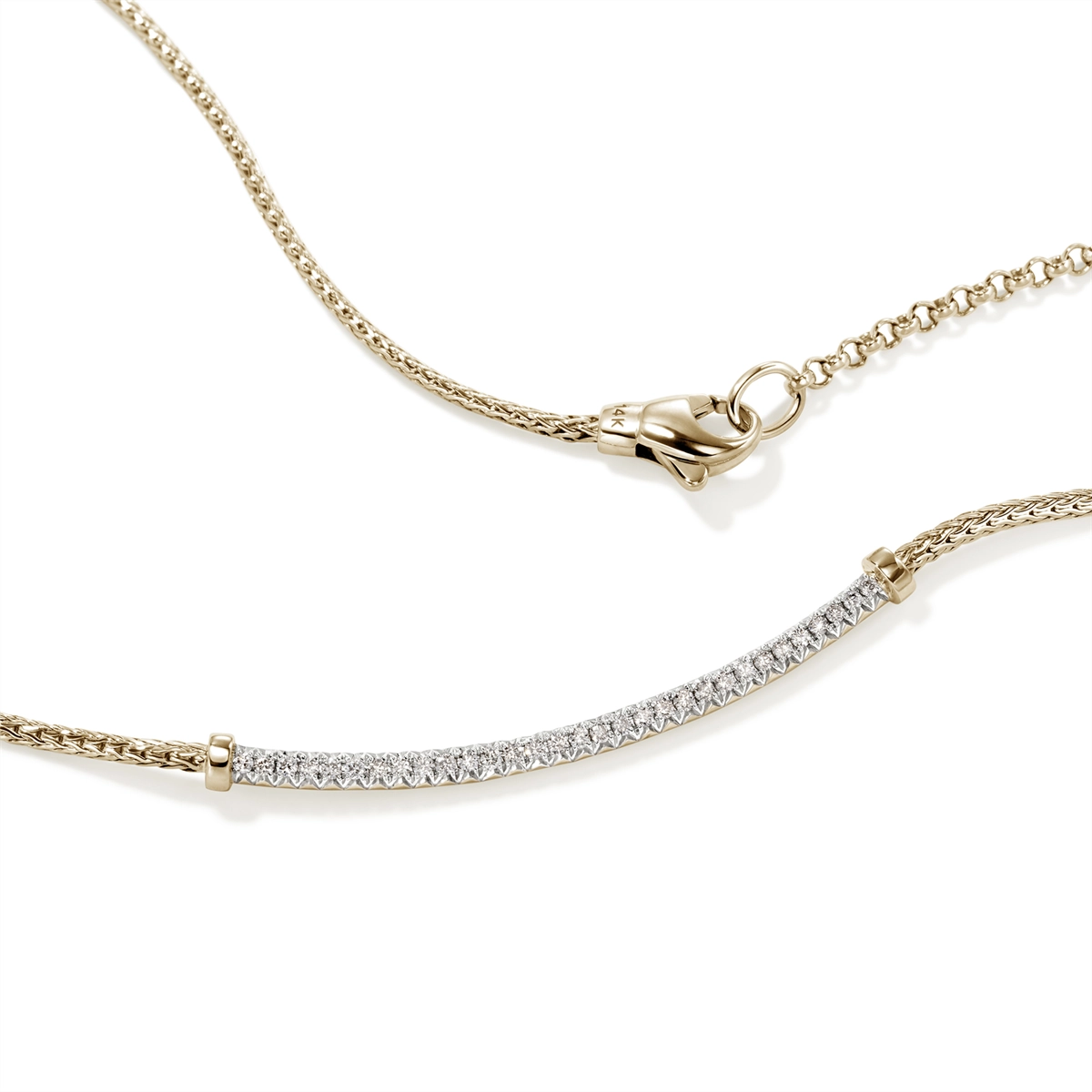 John Hardy Necklaces in Yellow Gold containing Diamond NGGX986972DIX16-18