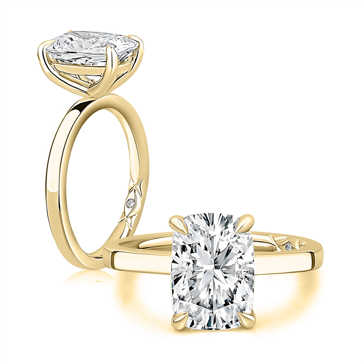 A. Jaffe Engagement Rings in Yellow Gold containing Diamond MECCU2910L/301EL