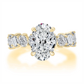 A. Jaffe Engagement Rings in Yellow Gold containing Diamond MECOV4028L/442