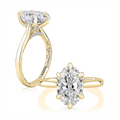 A. Jaffe Engagement Rings in Yellow Gold containing Diamond MECOV4193Q/320