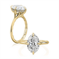 A. Jaffe Engagement Rings in Yellow Gold containing Diamond MECOV4192Q/310