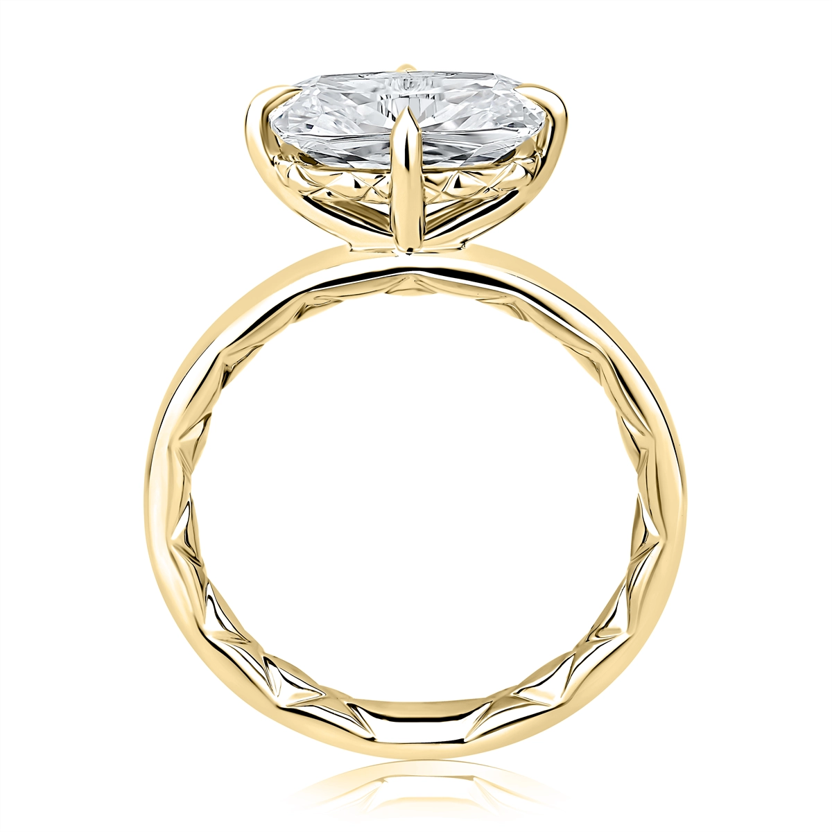 A. Jaffe Engagement Rings in Yellow Gold MECCU4044Q/300EL