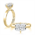 A. Jaffe Engagement Rings in Yellow Gold MECCU4044Q/300EL