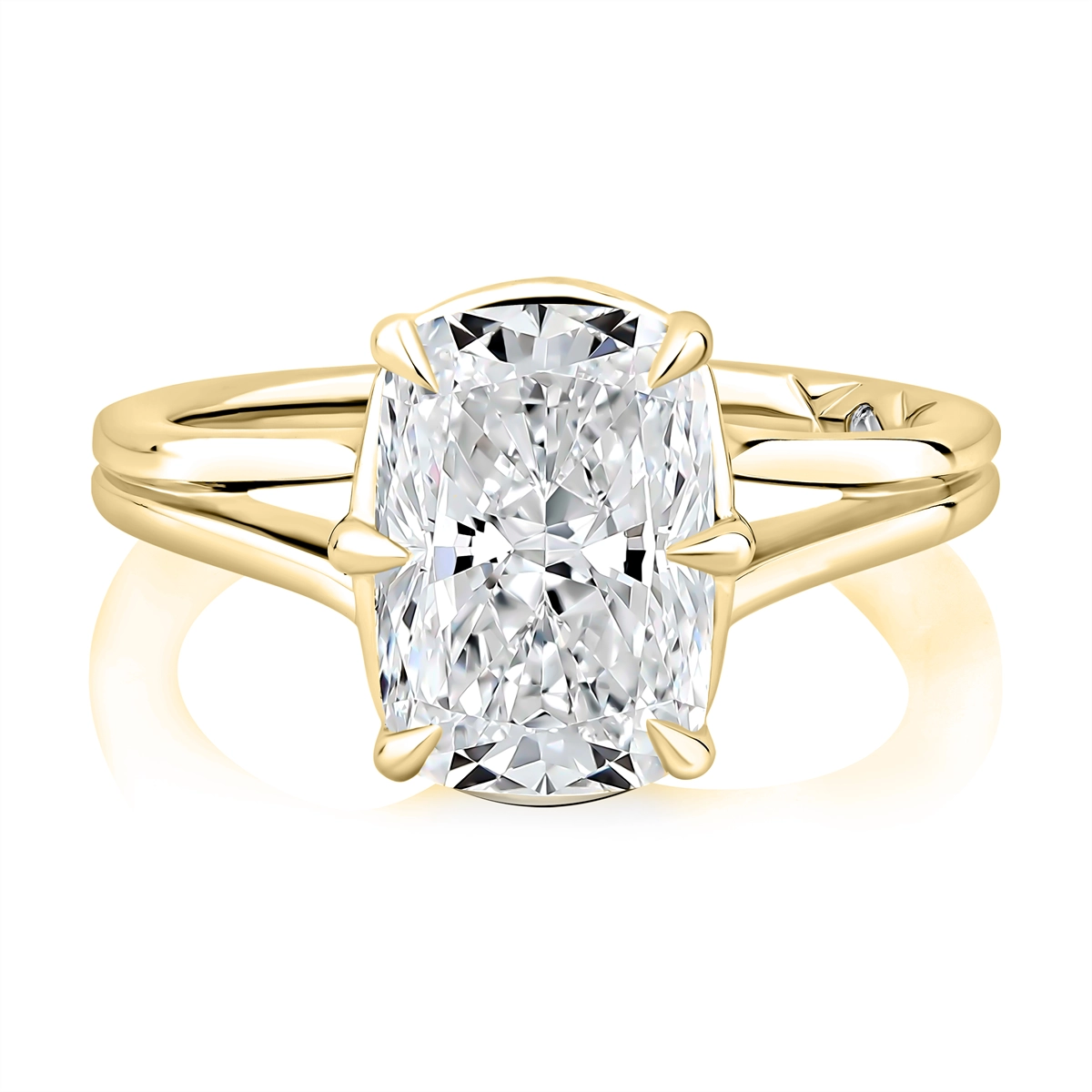 A. Jaffe Engagement Rings in Yellow Gold containing Diamond MECCU4209L/351EL